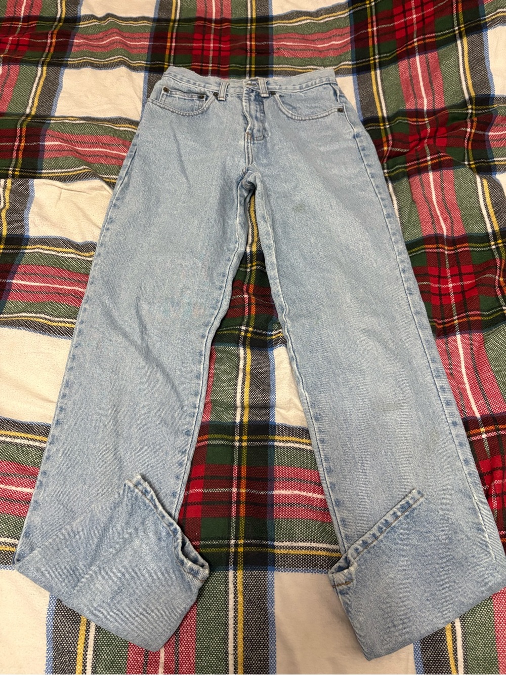 Womens vintage 90s Gap Straight Leg denim jeans size 6L light wash high rise